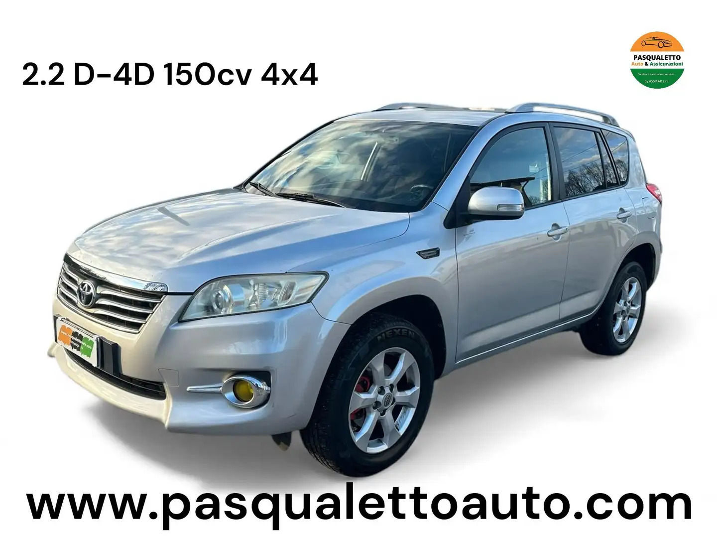 Toyota RAV 4 4X4 RAV4 2.2 d-4d Exclusive 150cv dpf Silber - 1