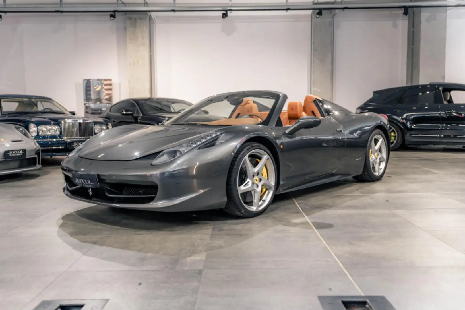 Ferrari 458 Spider DCT*SOLLEVATORE*SERVICE BOOK Grigio - 1