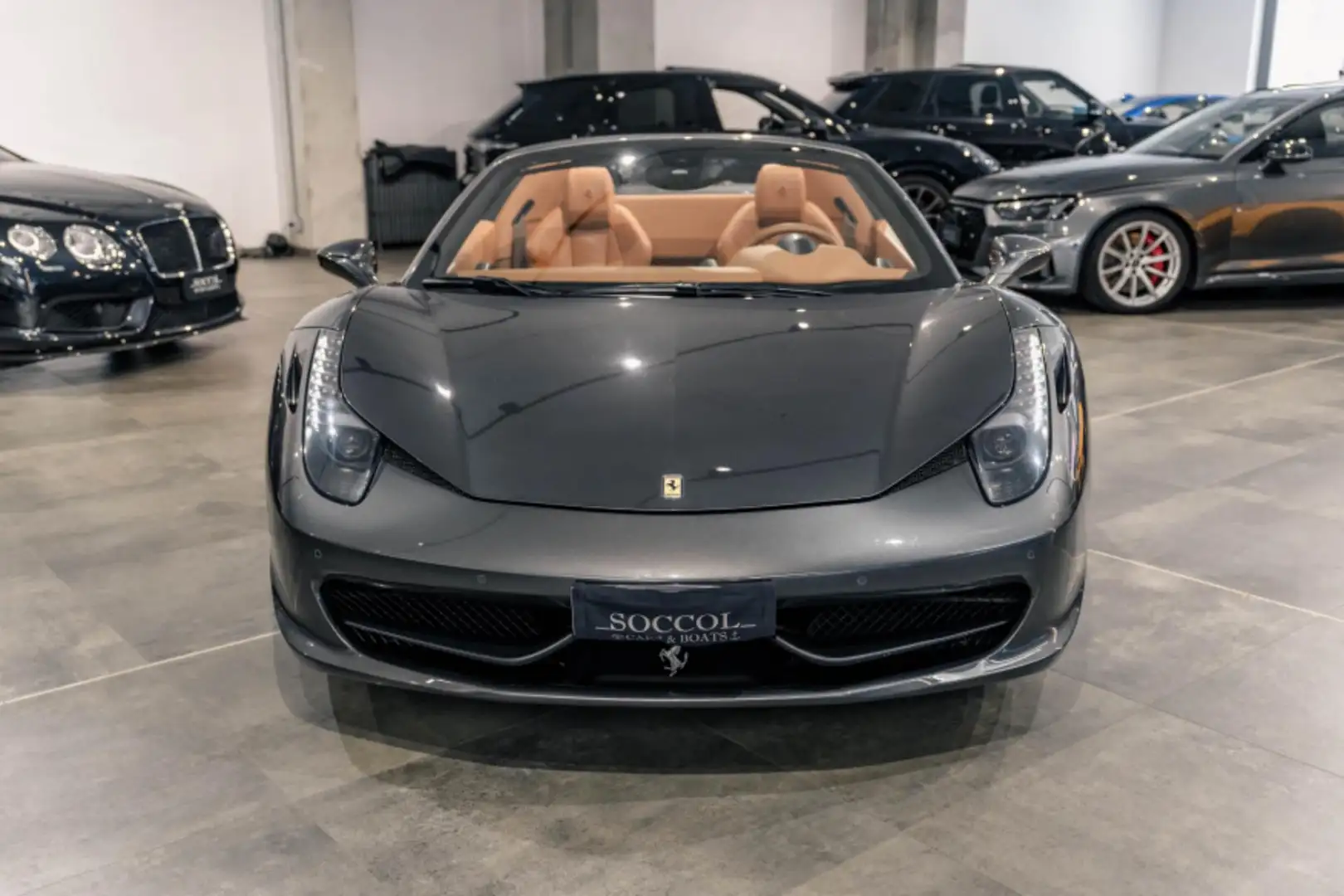 Ferrari 458 Spider DCT*SOLLEVATORE*SERVICE BOOK Grigio - 2