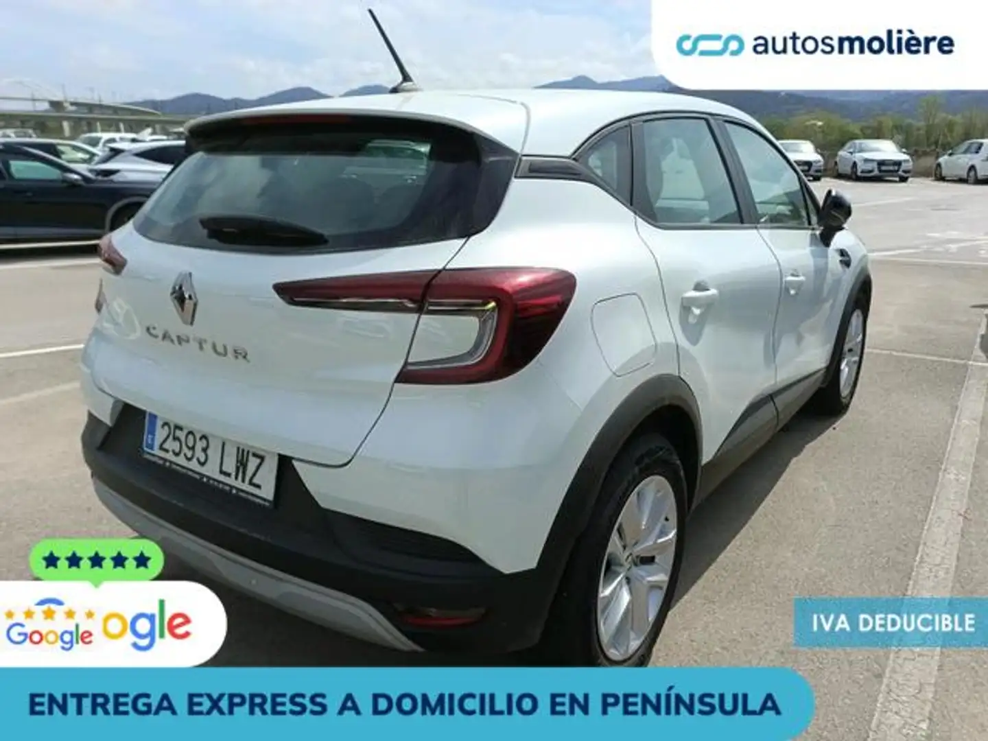 Renault Captur TCe GPF Micro Híbrido Intens 103kW Blanco - 2
