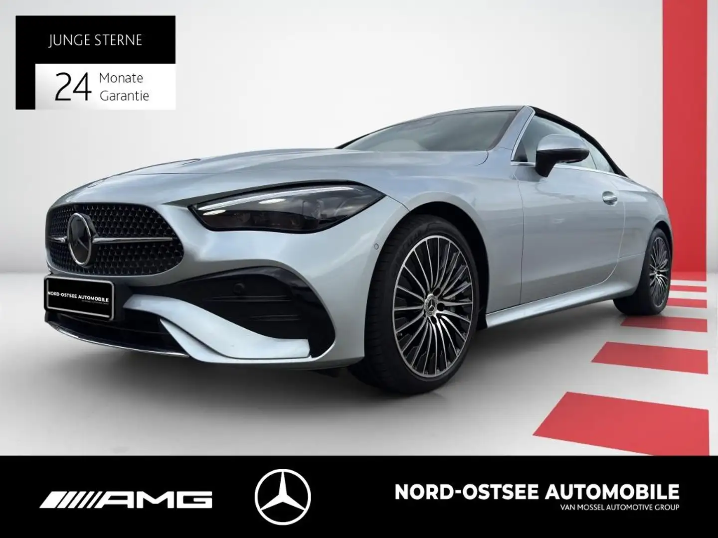 Mercedes-Benz CLE 450 AMG 4M CABRIO 360° HANDS-FREE Argent - 1
