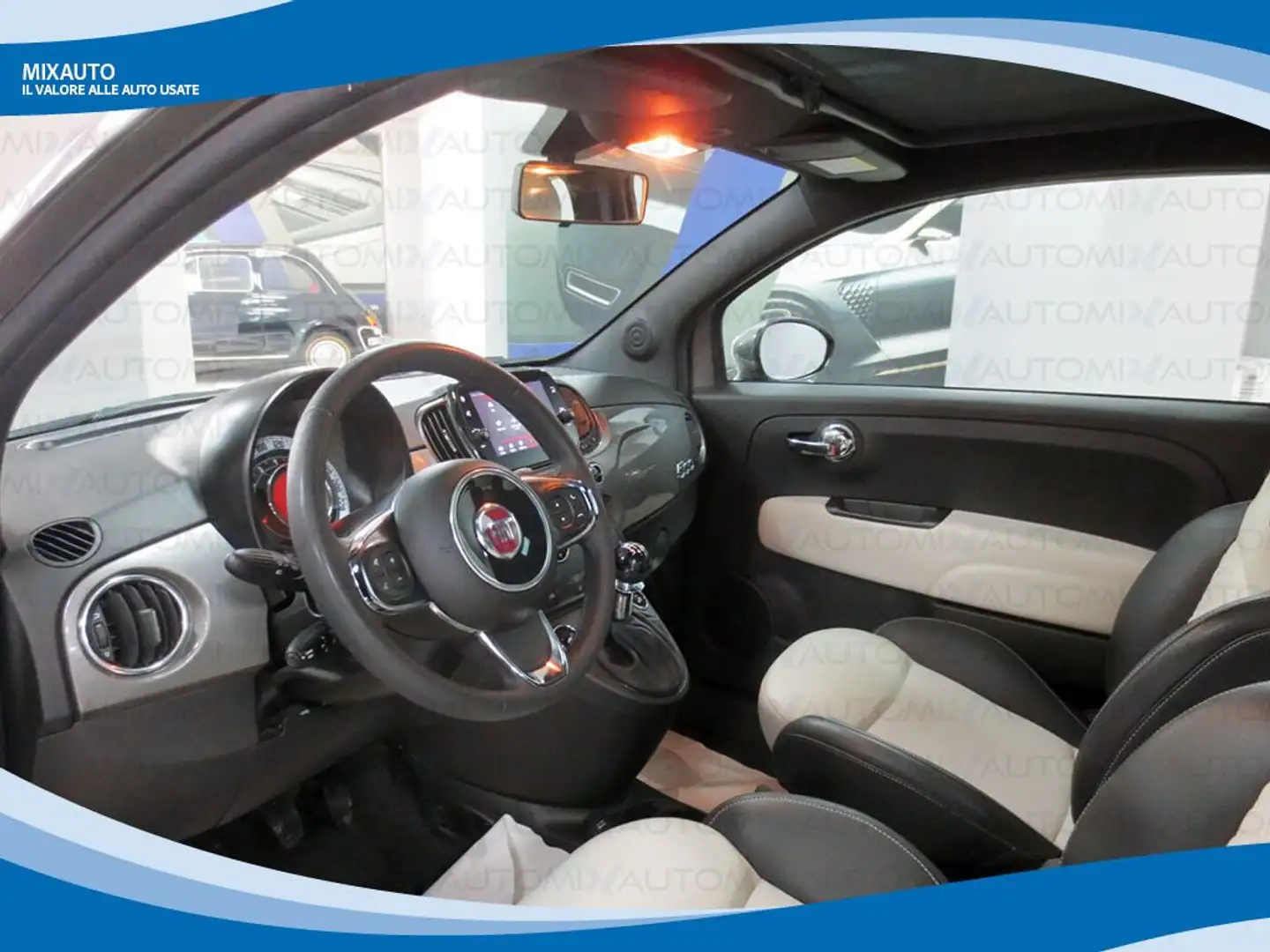 Fiat 500 Hybrid 1.0 70cv Dolcevita EU6 Grigio - 2