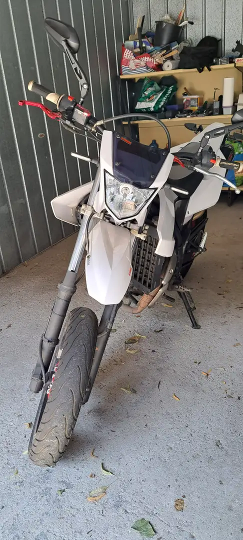 Yamaha WR 125 WR125X  Supermoto Blanc - 2
