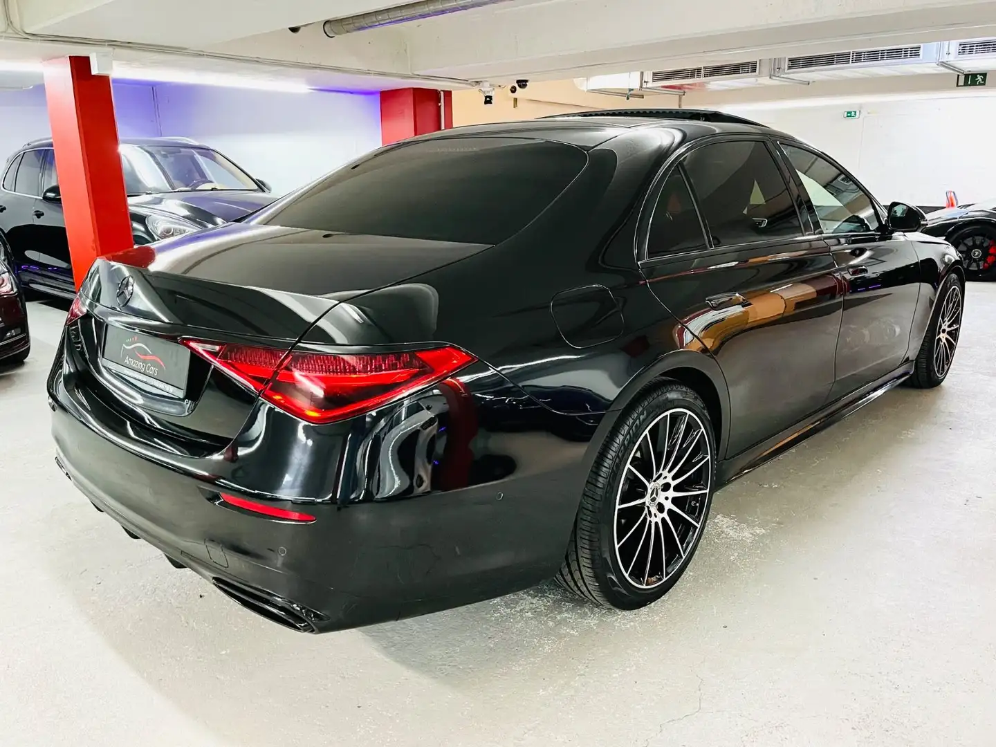 Mercedes-Benz S 400 d 4Matic Lang AMG Line HUD|Burmester|Pano Schwarz - 2