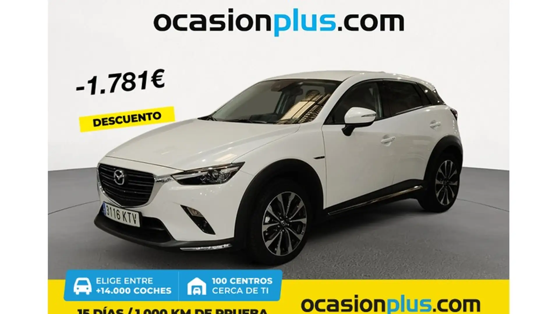 Mazda CX-3 2.0 Skyactiv-G Zenith 2WD Aut. 89kW Blanco - 1