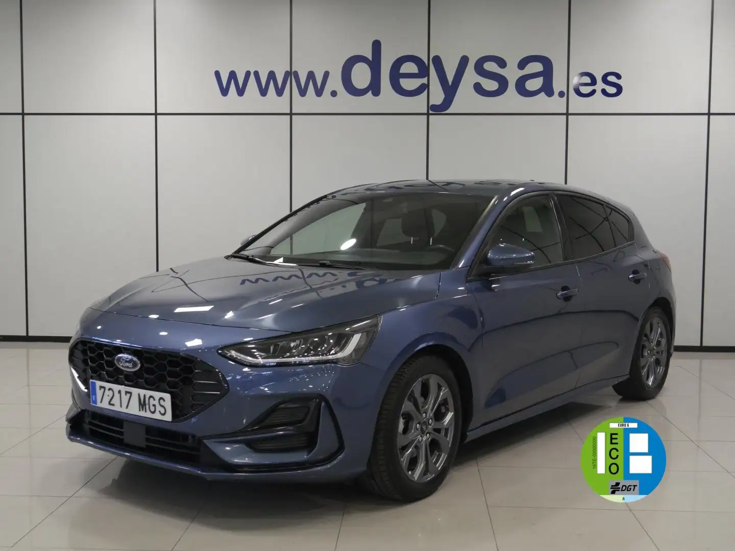 Ford Focus 1.0 Ecoboost MHEV ST-Line 155 Blauw - 1