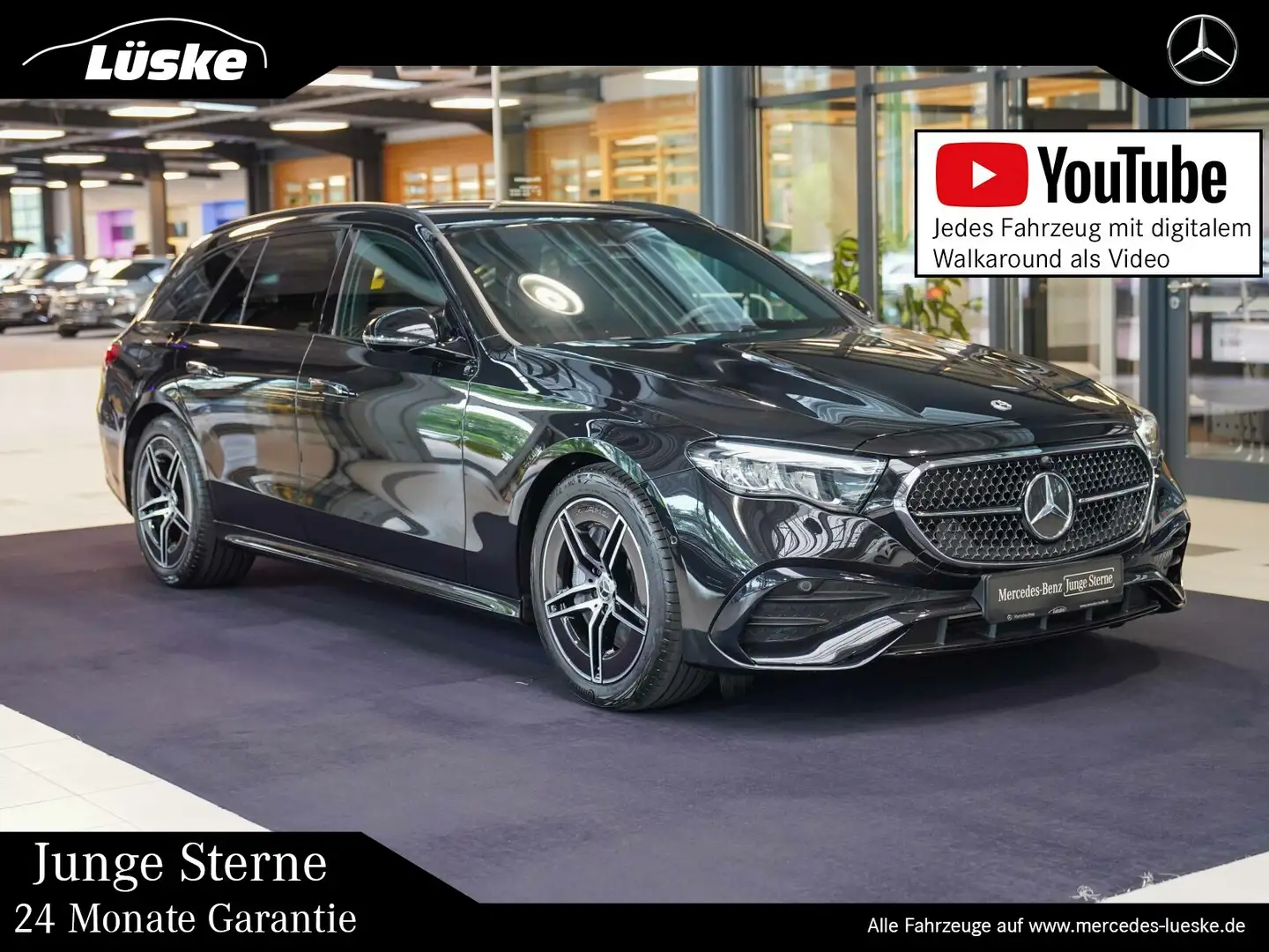 Mercedes-Benz E 200 E 200 T AMG Line Night Anhängevorrichtung KEYLES Noir - 1