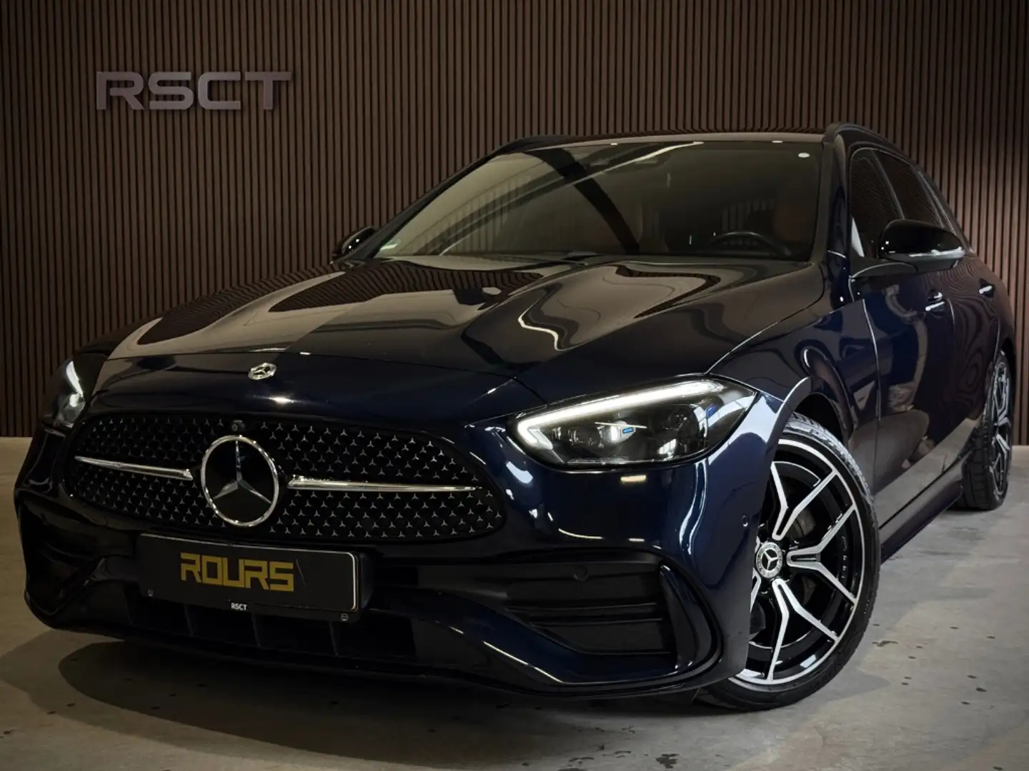Mercedes-Benz C 300 Estate d AMG Line|ACC|Burmester|Pano Blauw - 1