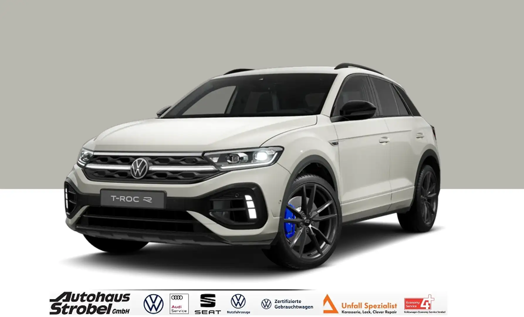 Volkswagen T-Roc 🚗💨R 2.0 TSI 300PS*4Motion*DSG *AKRA*Black Style* Grau - 1