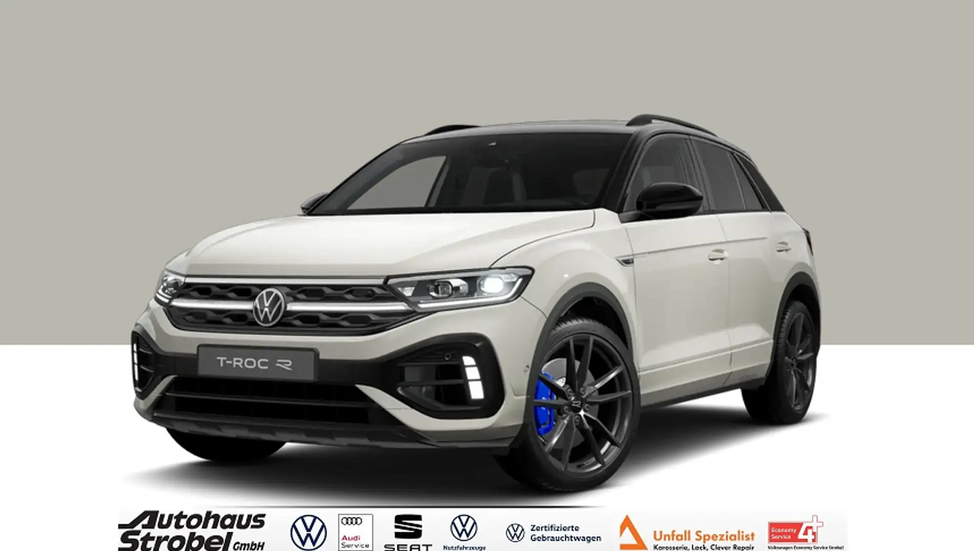 Volkswagen T-Roc 🚗💨R 2.0 TSI 300PS*4Motion*DSG *AKRA*Black Style* Grau - 2