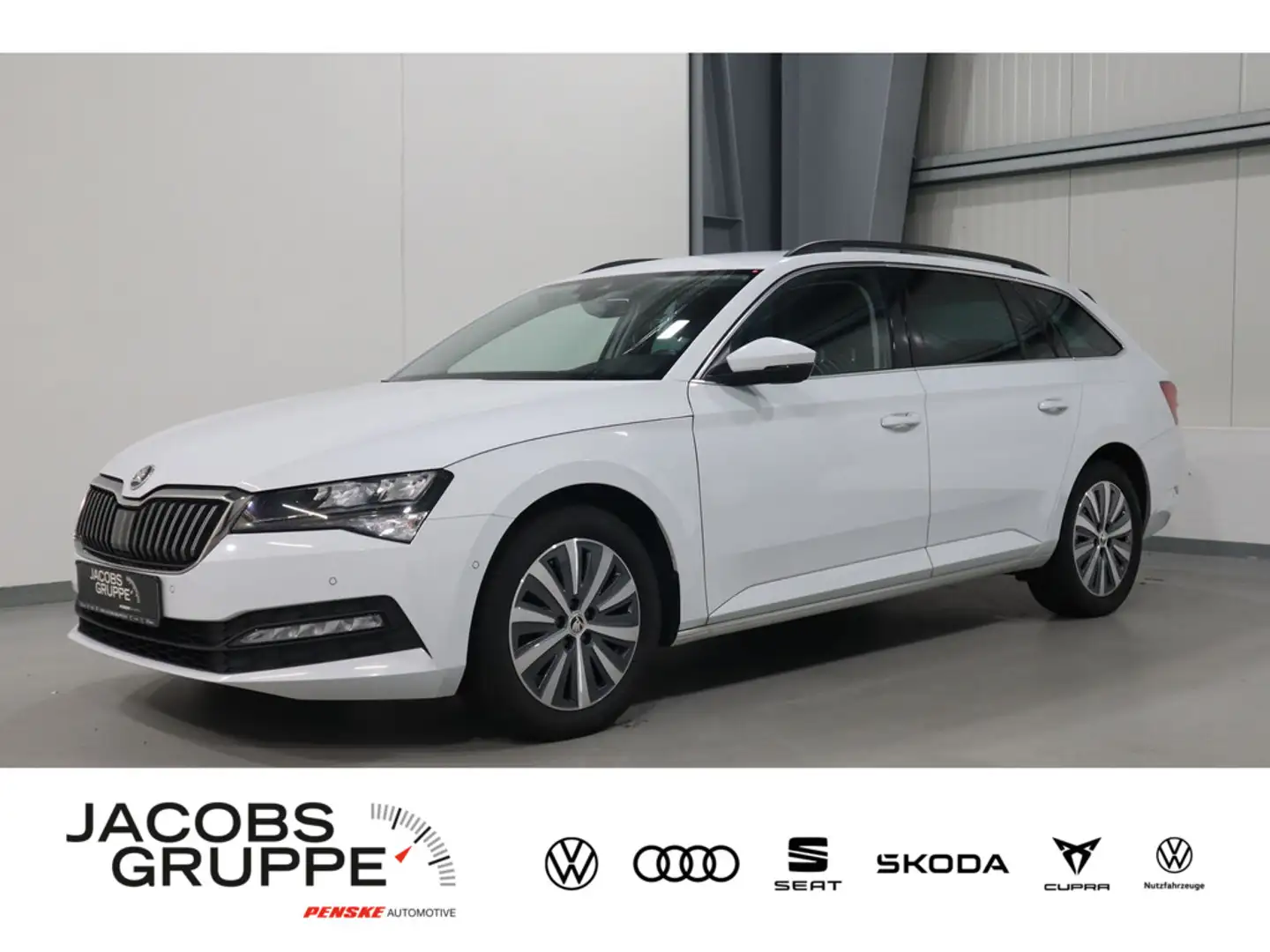 Skoda Superb Combi 2.0 TDI Ambition LED,Navi,ACC,PD Weiß - 1