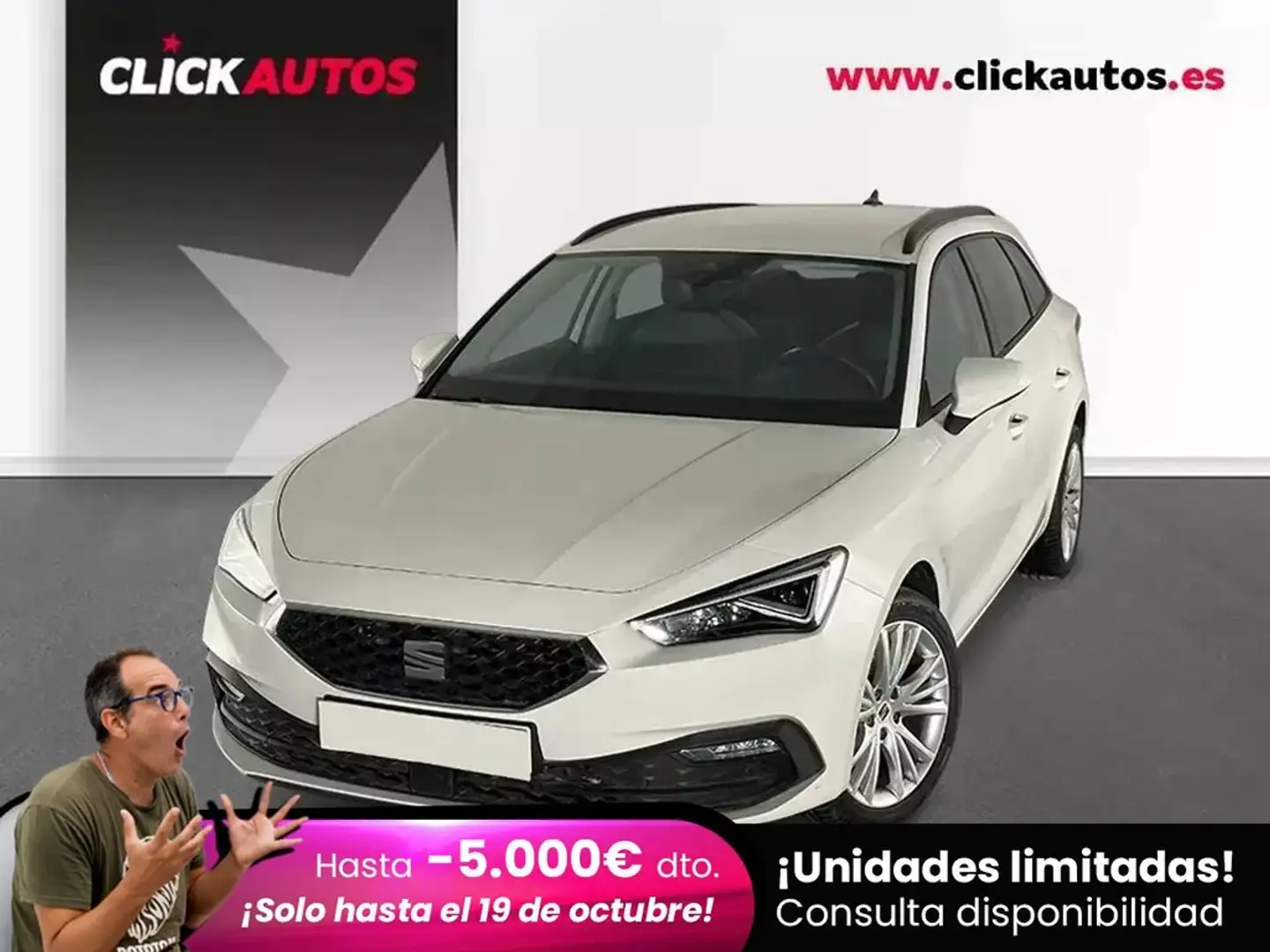 SEAT Leon 1.5 eTSI 150CV Style Spec. Edition Vision DSG Blanc - 1