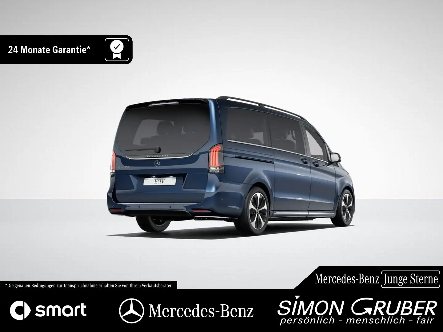 Mercedes-Benz EQV 300 Lang Ava EQ Airmatic Burm MBeam 7Sitze Bleu - 2
