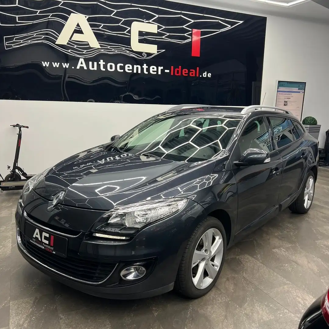 Renault Megane III Grandtour Dynamique, AHK, PDC, Blueth Grau - 1