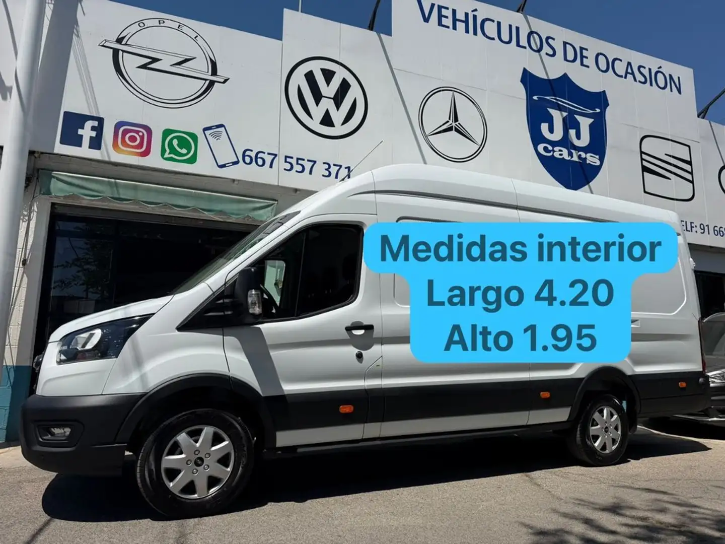 Ford Transit 350 96kW L4H3 Van Trend RWD Blanco - 1