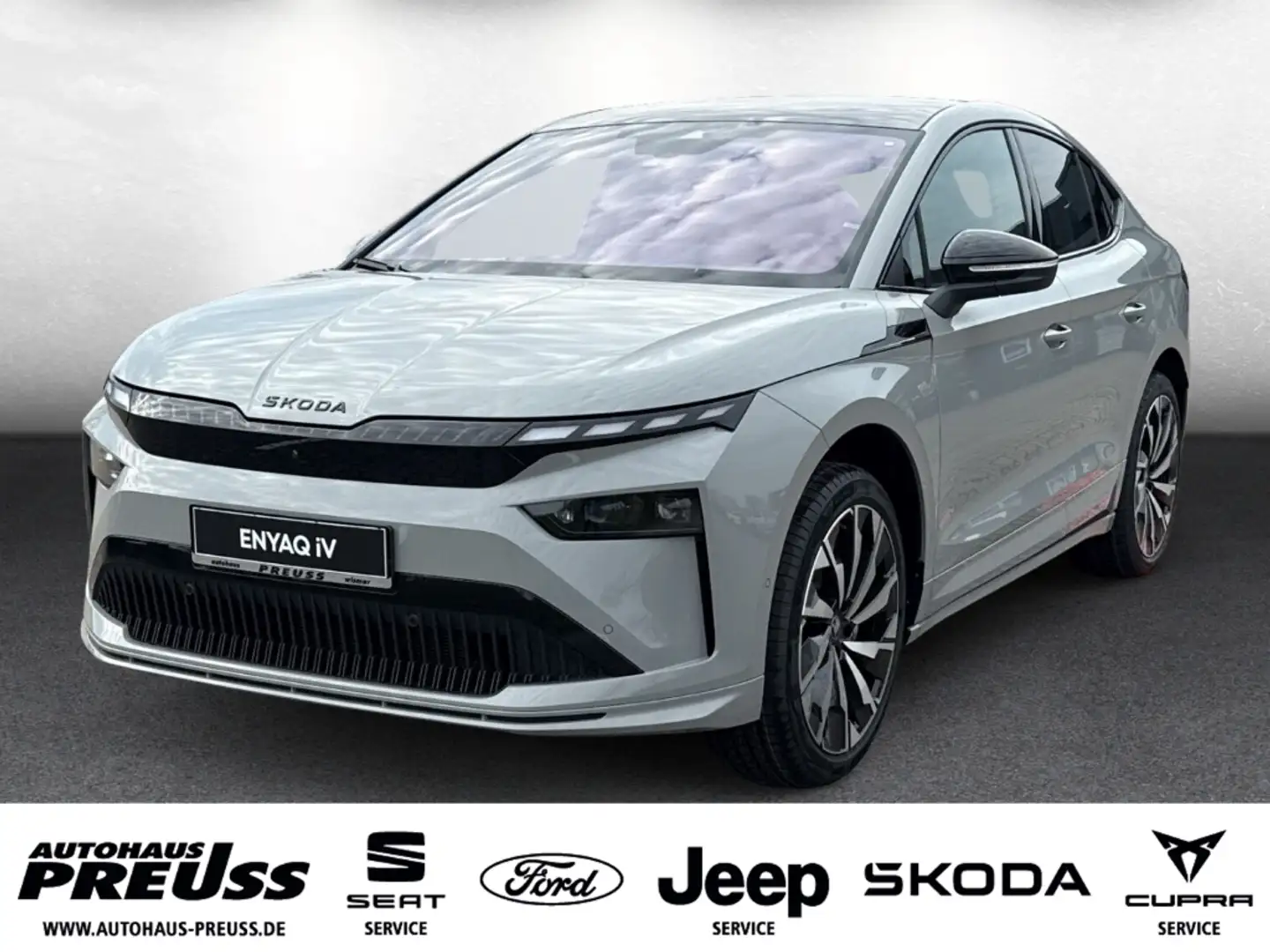 Skoda Enyaq Coupe 85 Sportline Grau - 1