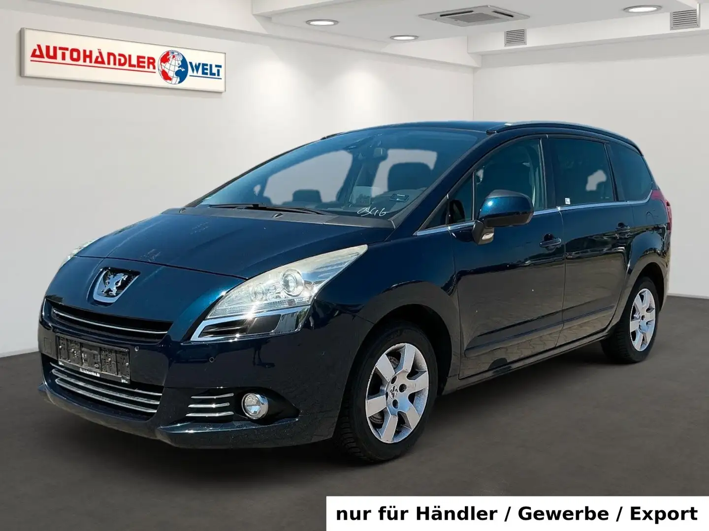 Peugeot 5008 1.6T AT 7-Sitzer Platinum AAC Navi Tempo Blau - 1