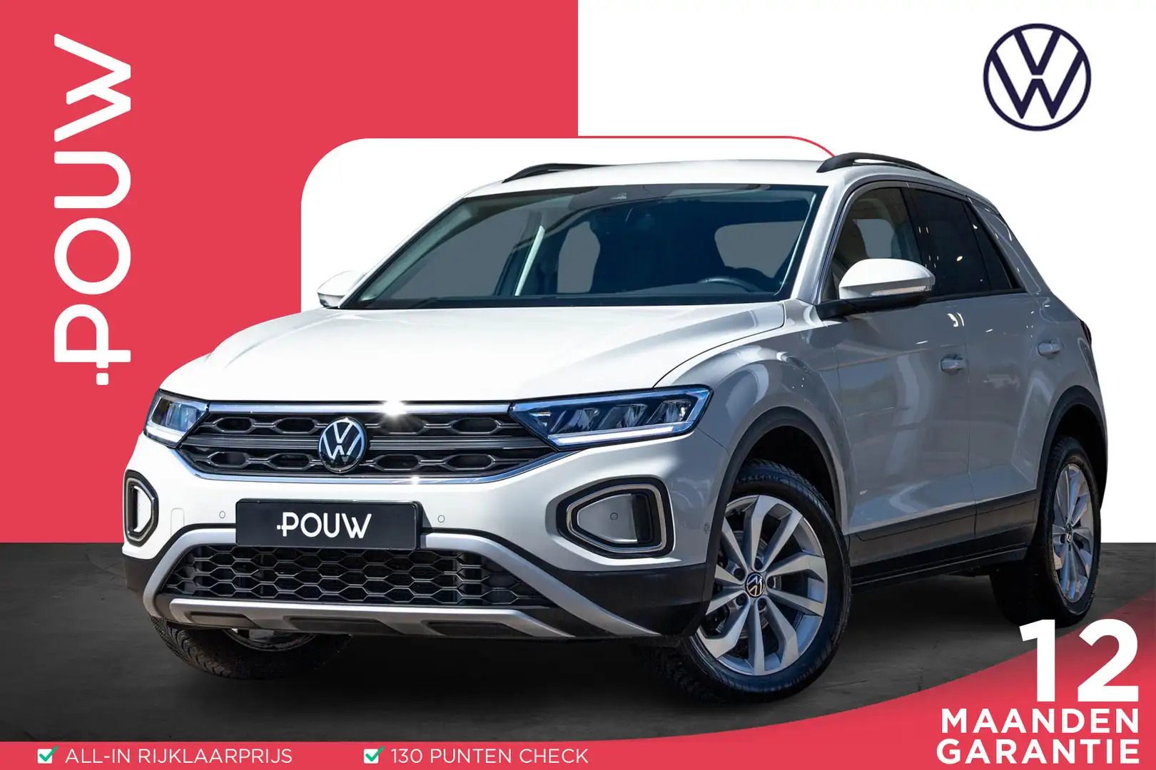 Volkswagen T-Roc 1.5 TSI 150pk DSG Life | Navigatie | Afneembare Tr Grijs - 1