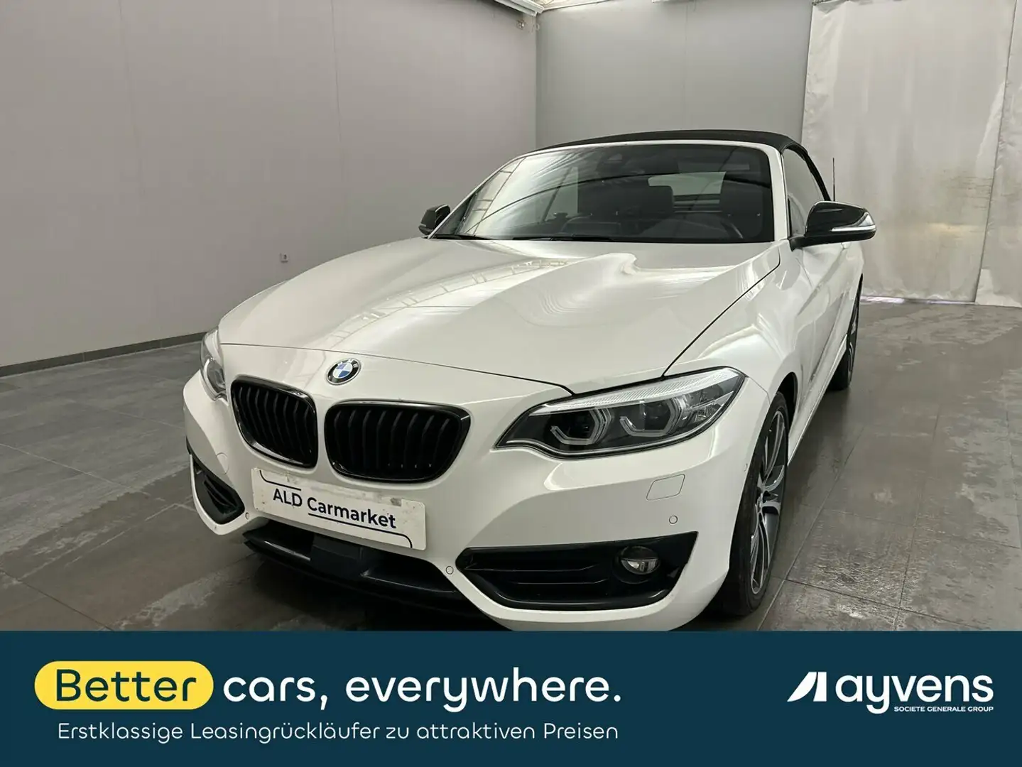 BMW 230 230i Cabrio Aut. Sport Line Cabrio, 2-türig, Autom Weiß - 1