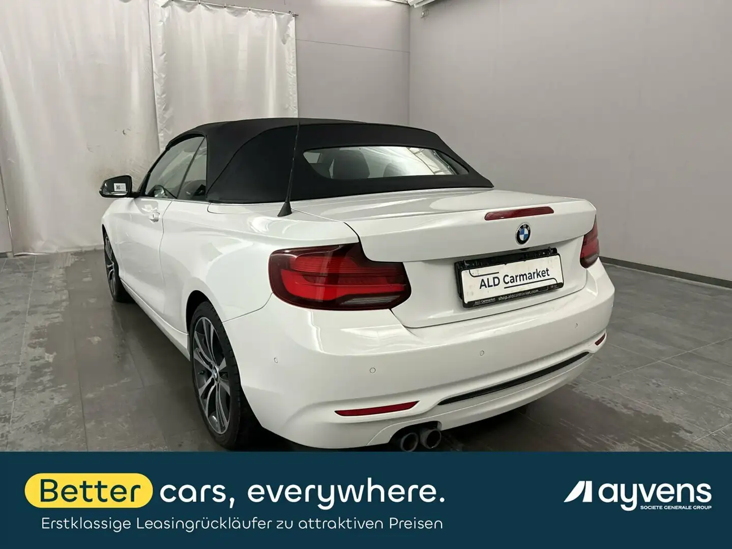 BMW 230 230i Cabrio Aut. Sport Line Cabrio, 2-türig, Autom Weiß - 2