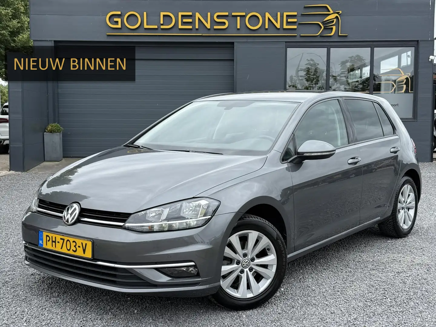 Volkswagen Golf 1.0 TSI Comfortline Navi,Clima,Cruise,Pdc V+A,6 Ba Gris - 1