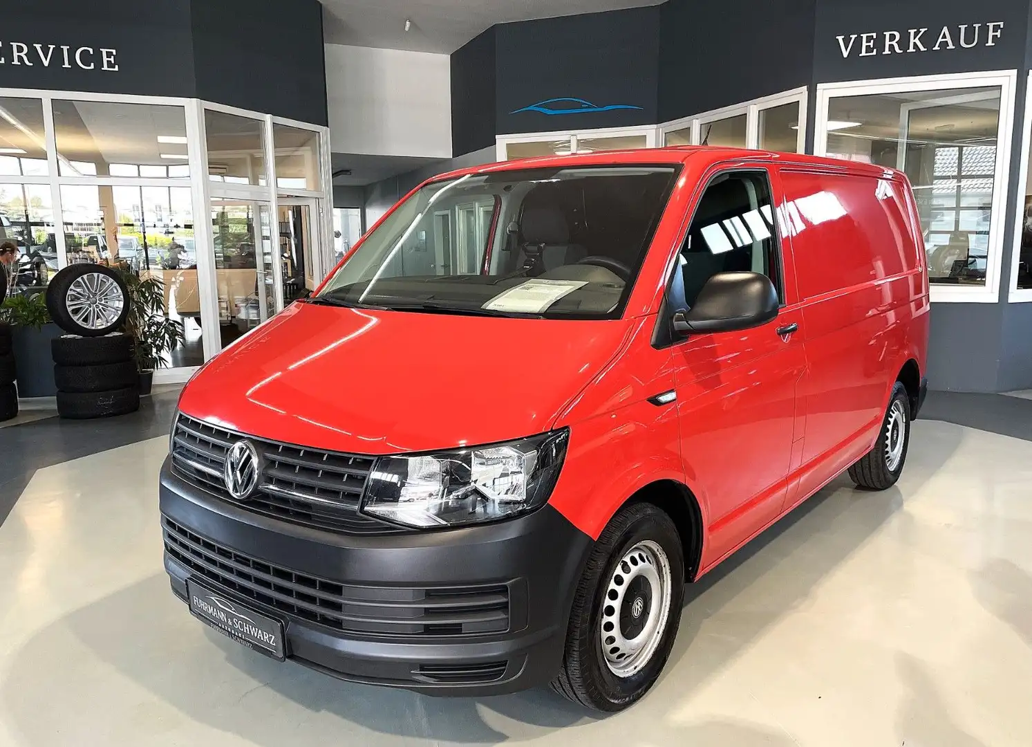 Volkswagen T6 Transporter Klima Navi Holzboden Regal Rouge - 1
