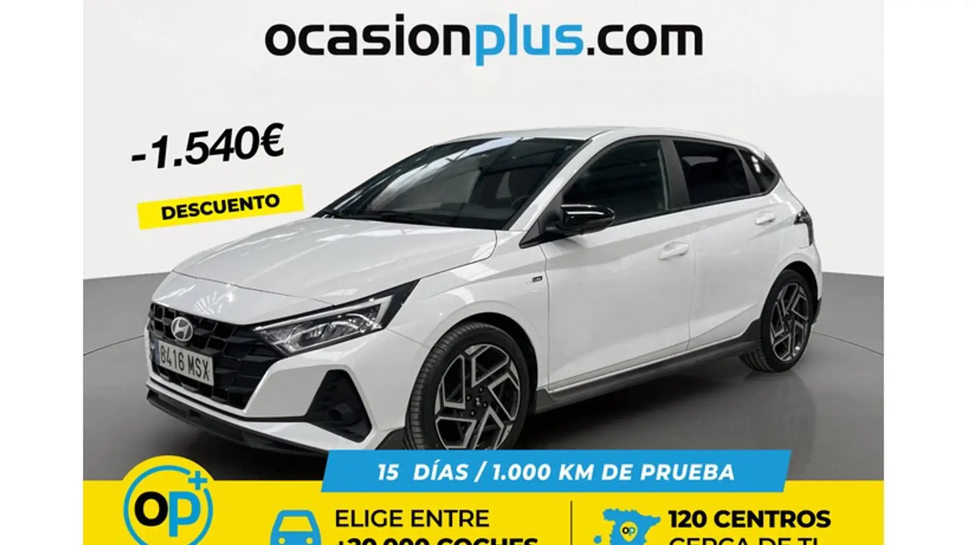 Hyundai i20 1.2 MPI N Line Blanc - 1