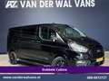 Ford Transit Custom 2.0 TDCI 130pk L2H1 Dubbele Cabine Euro6 Airco | 5 Zwart - thumbnail 1