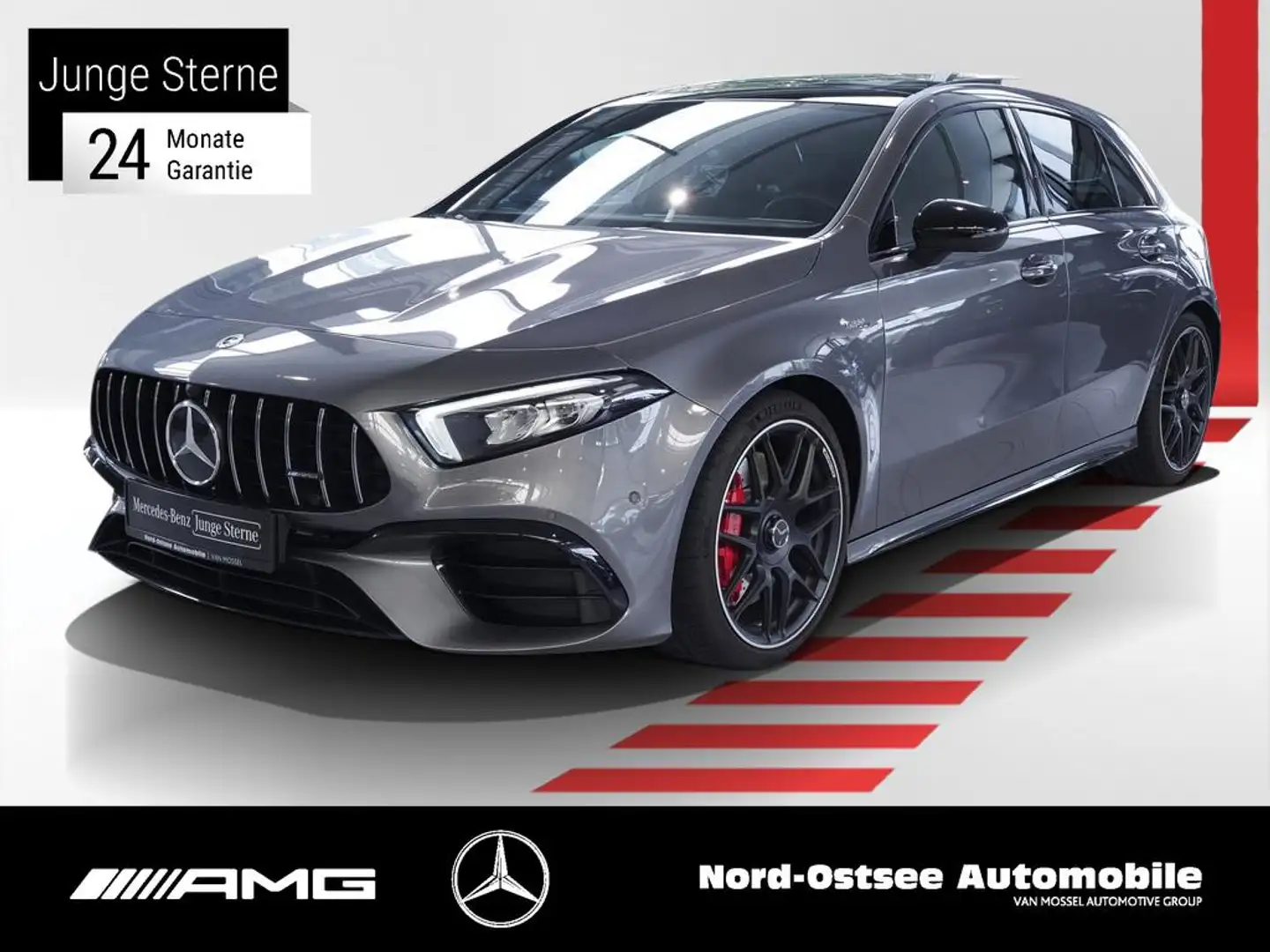 Mercedes-Benz A 45 AMG A 45 S AMG 4M+ DRIVERS. P PANO 360 BURMESTER Gri - 1