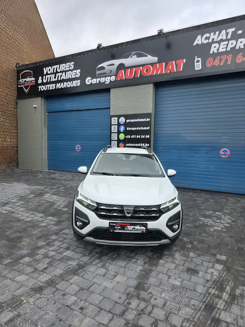 Dacia Sandero NAVIGATION//GARANTIE//BOITE AUTOMATIQUE Blanc - 1