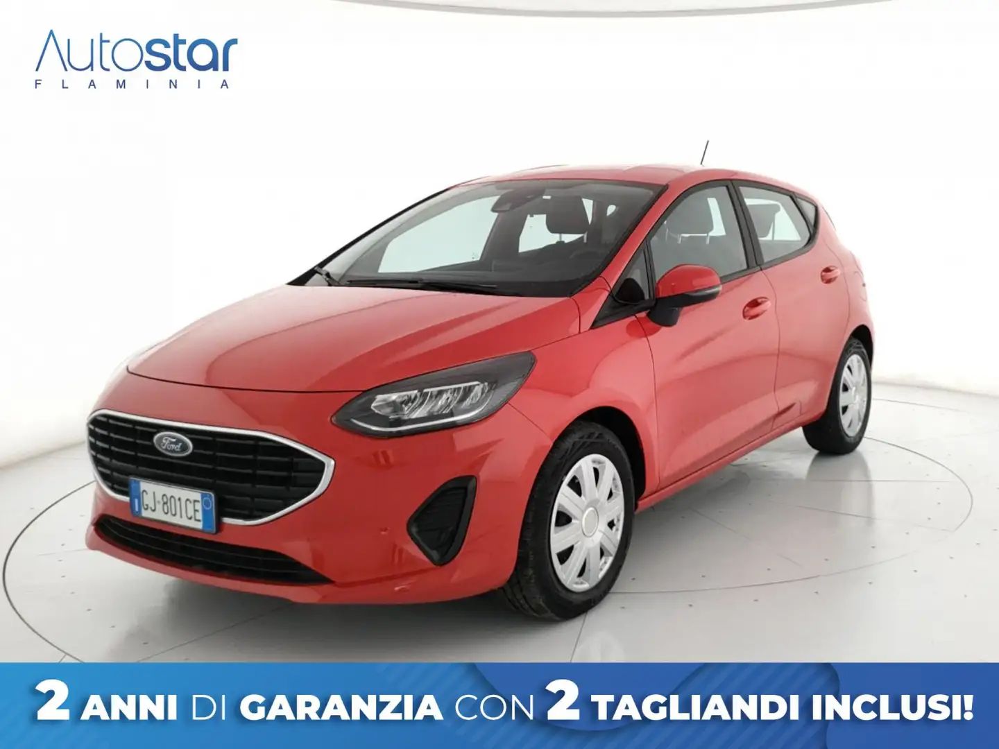 Ford Fiesta 5p 1.1 Plus 75cv Rosso - 1
