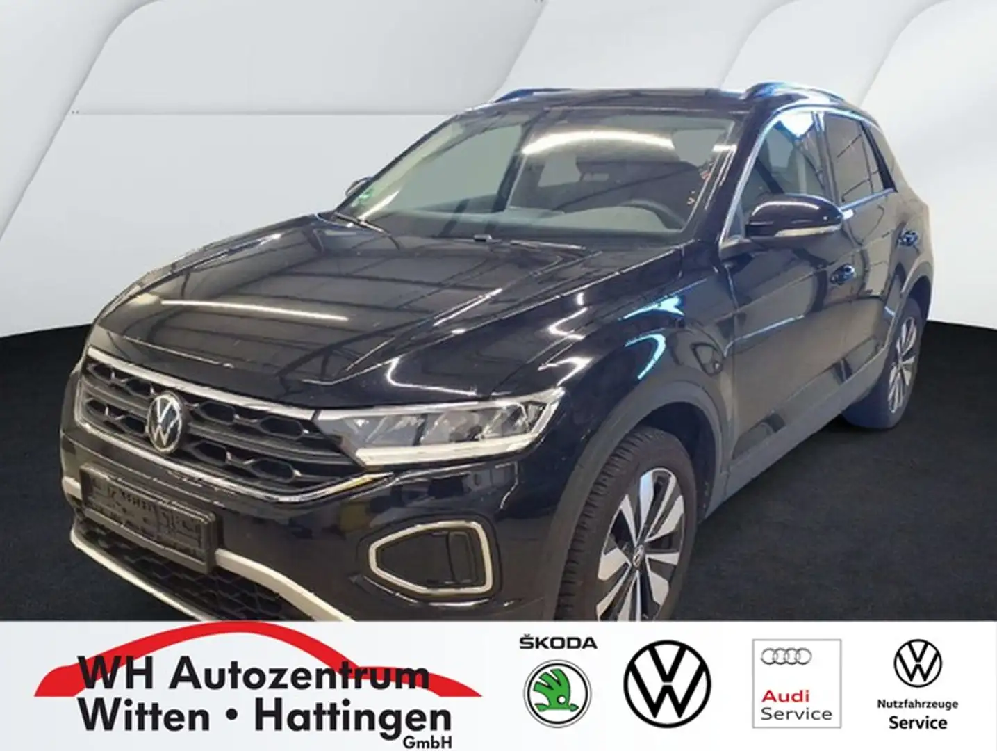 Volkswagen T-Roc 1.0 TSI Goal NAVI LED GJ-REIFEN PARK-ASSIST ACC Schwarz - 1