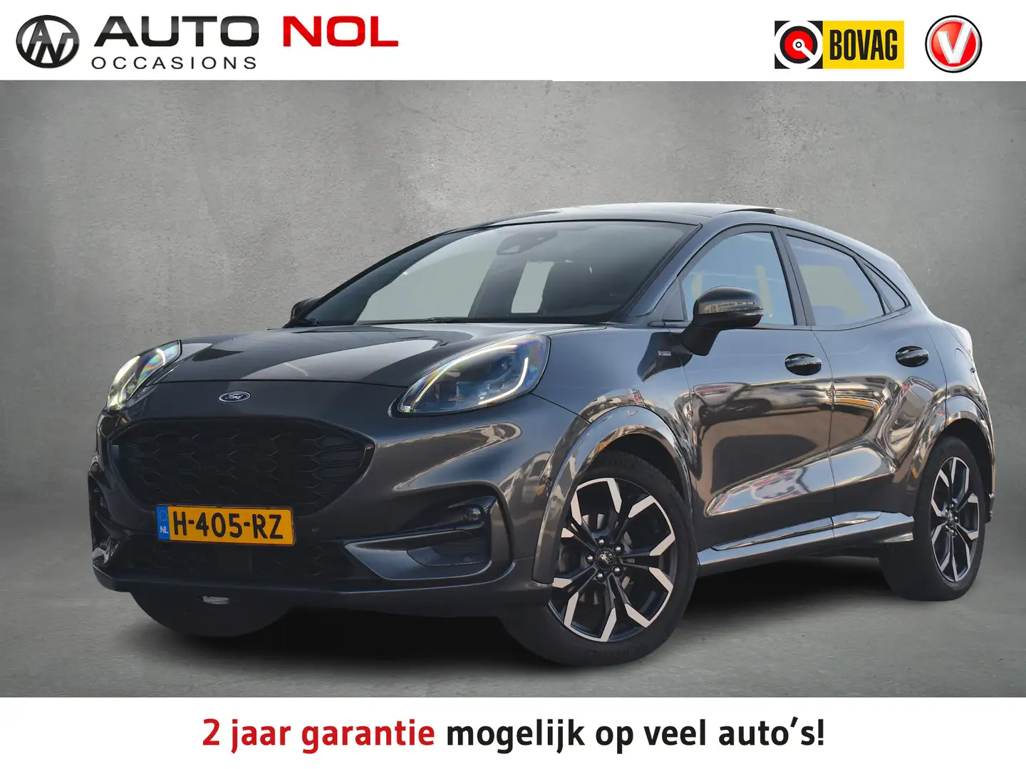 Ford Puma 1.0 EcoBoost Hybrid ST-Line X | Pano | Half Leer | Grijs - 1