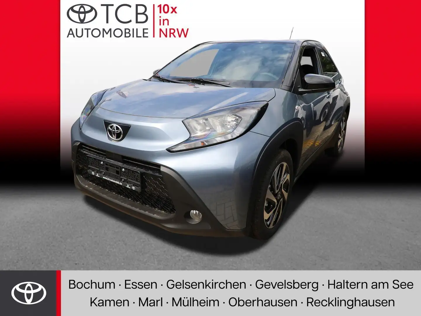 Toyota Aygo X 1.0 Teamplayer SHZ PDC KLIMA BT ZV Gris - 1