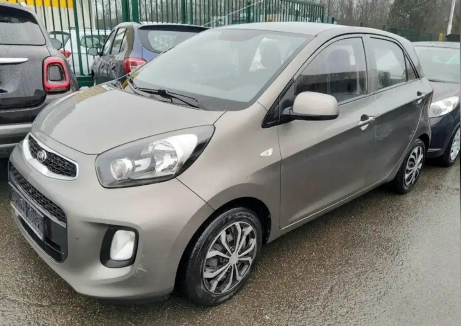 Kia Picanto NOUV MOD 1.0i EX AIRCO 5 PORTES DA VC VTéL LED Gris - 1