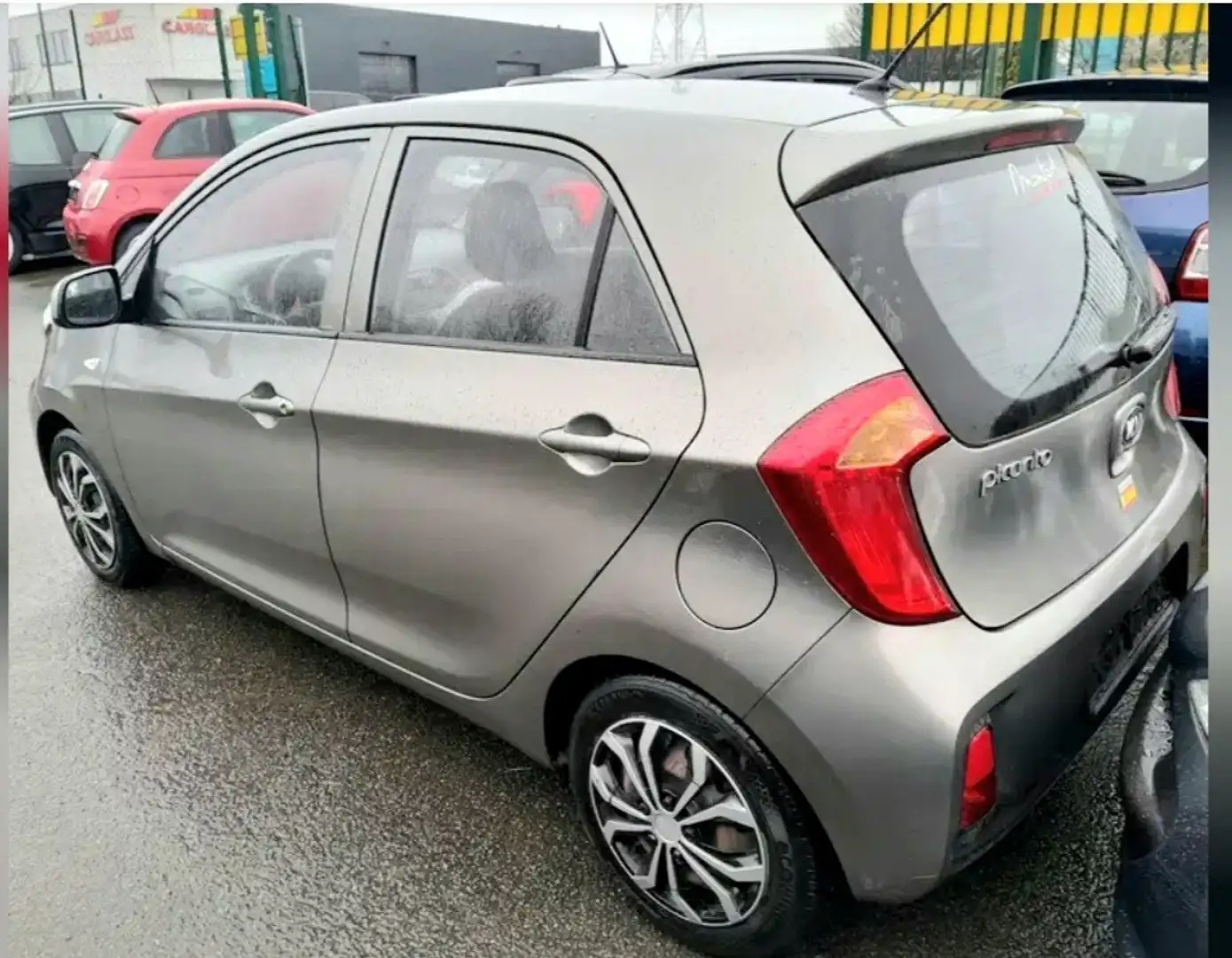 Kia Picanto NOUV MOD 1.0i EX AIRCO 5 PORTES DA VC VTéL LED Gris - 2