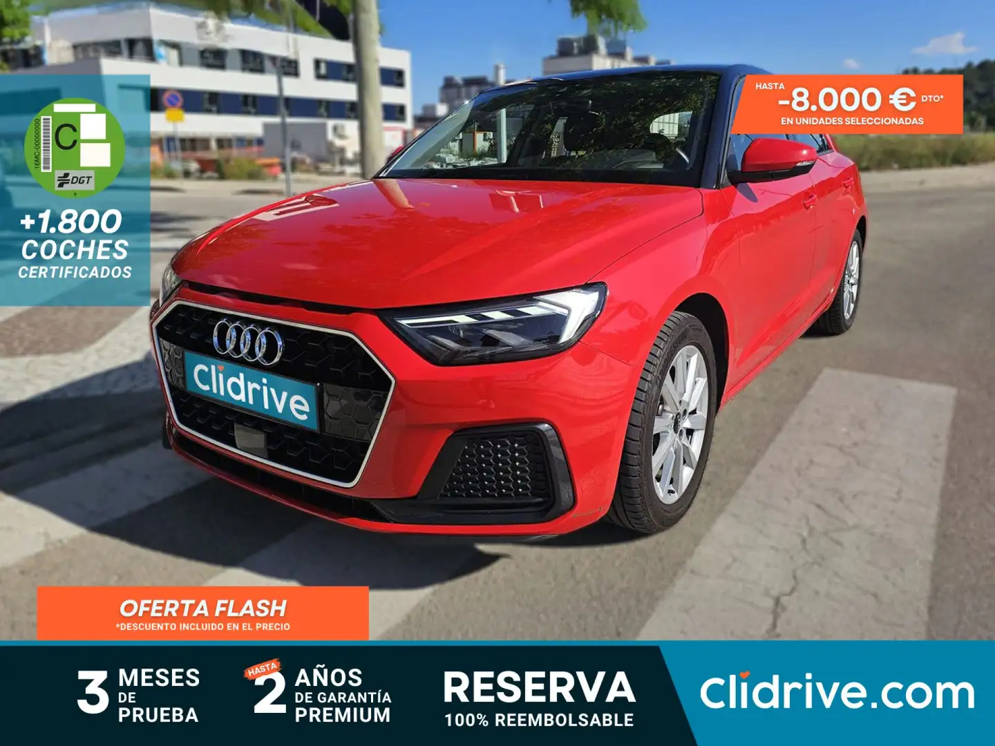 Audi A1 Sportback 25 TFSI Rojo - 1