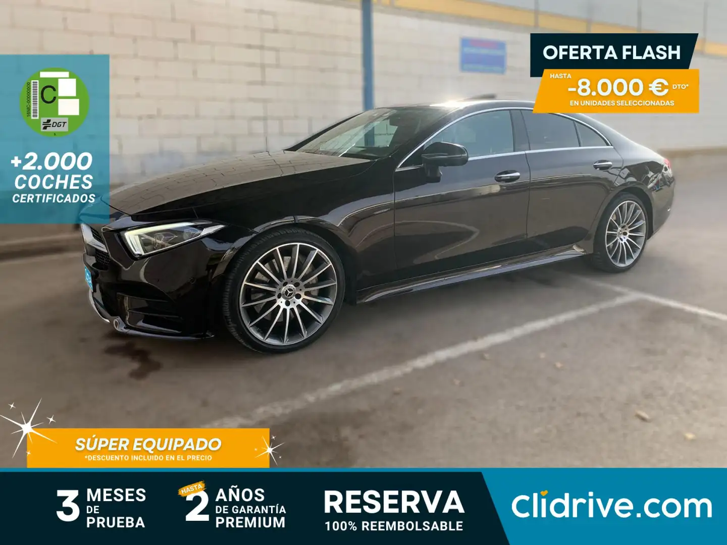 Mercedes-Benz CLS 350 350d 4Matic Aut. Noir - 1