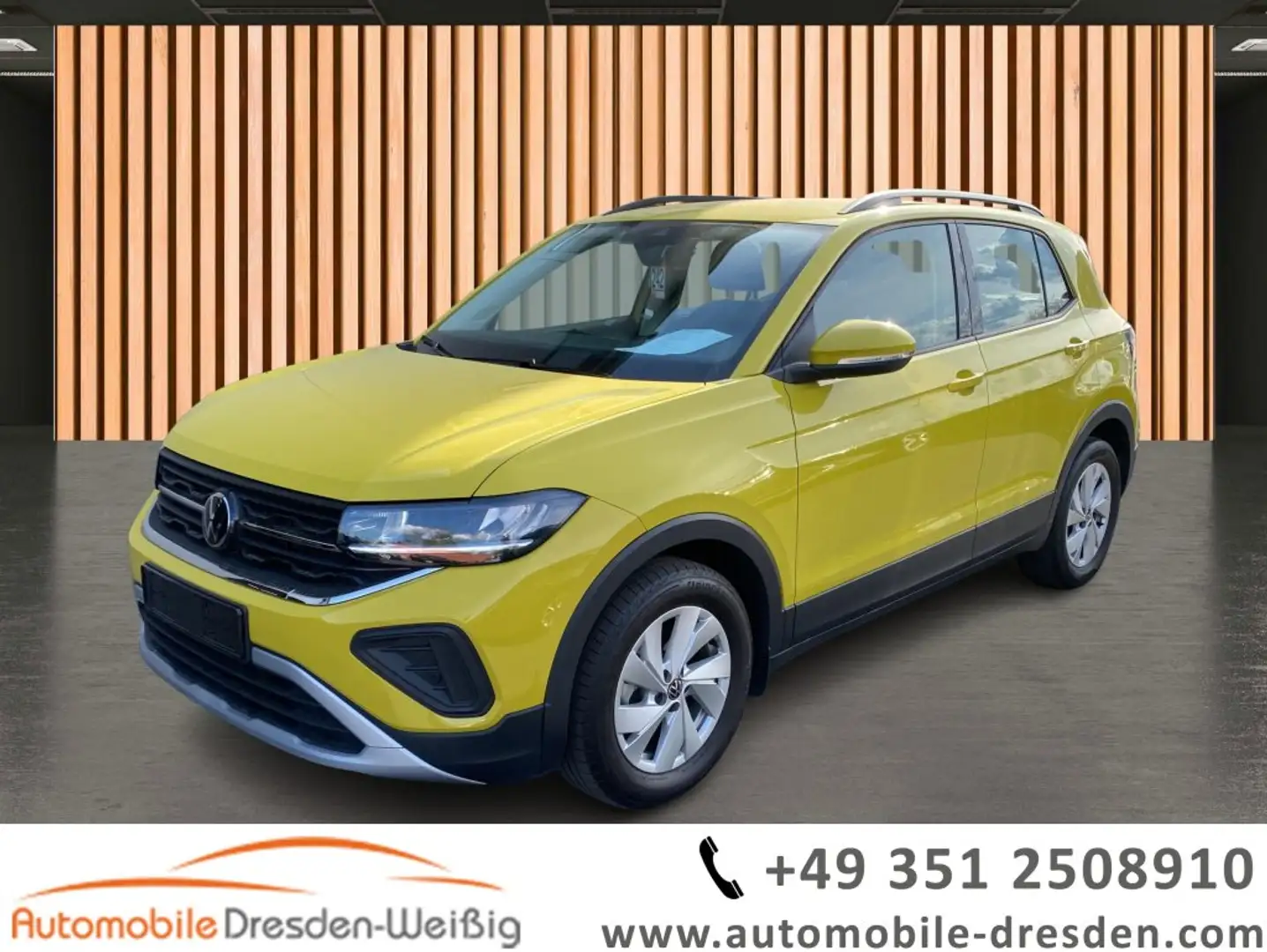 Volkswagen T-Cross 1.0 TSI DSG Life*AppConnect*LED*DAB*PDC* Gelb - 1