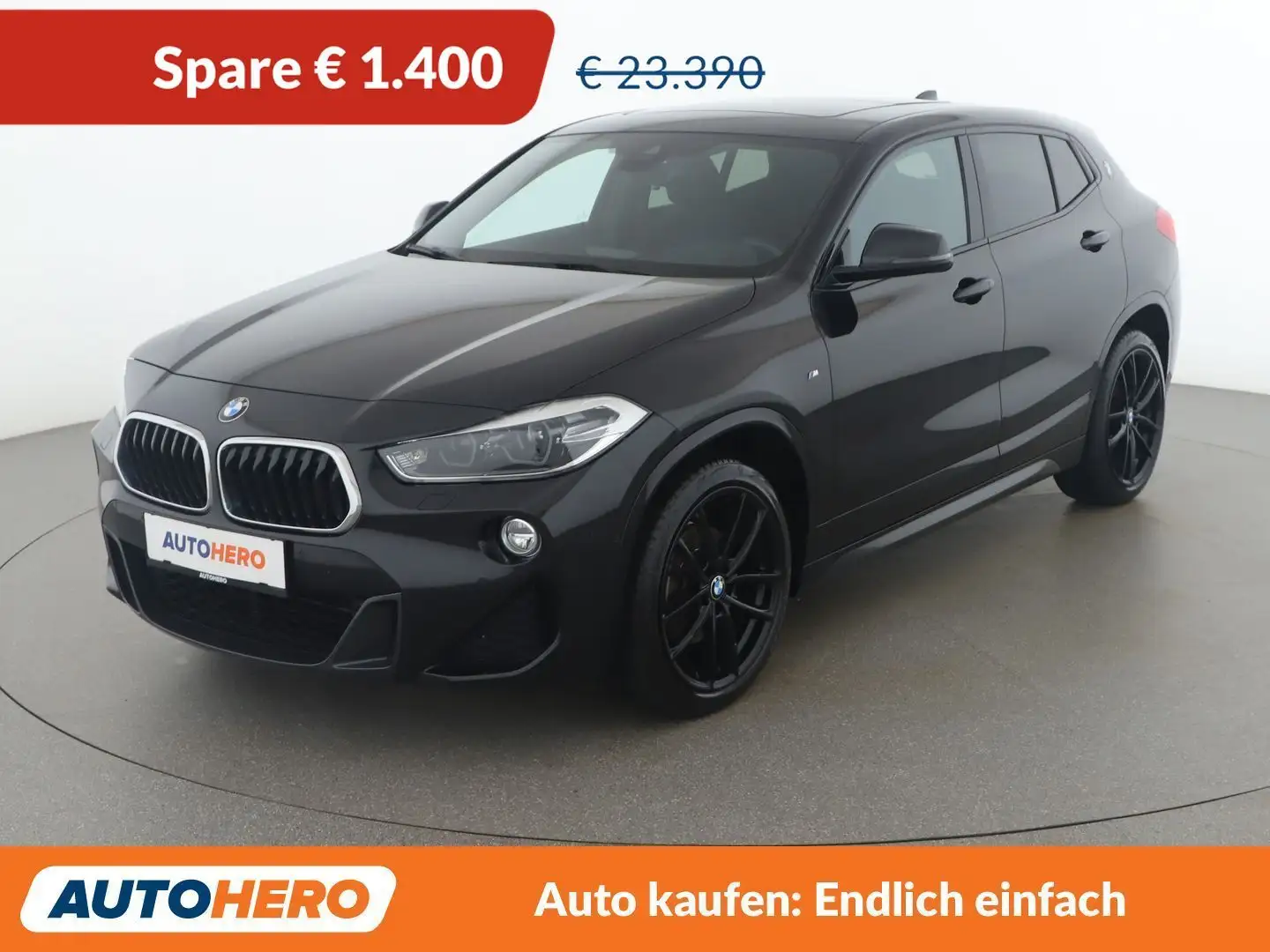 BMW X2 sDrive 18d M Sport Schwarz - 1