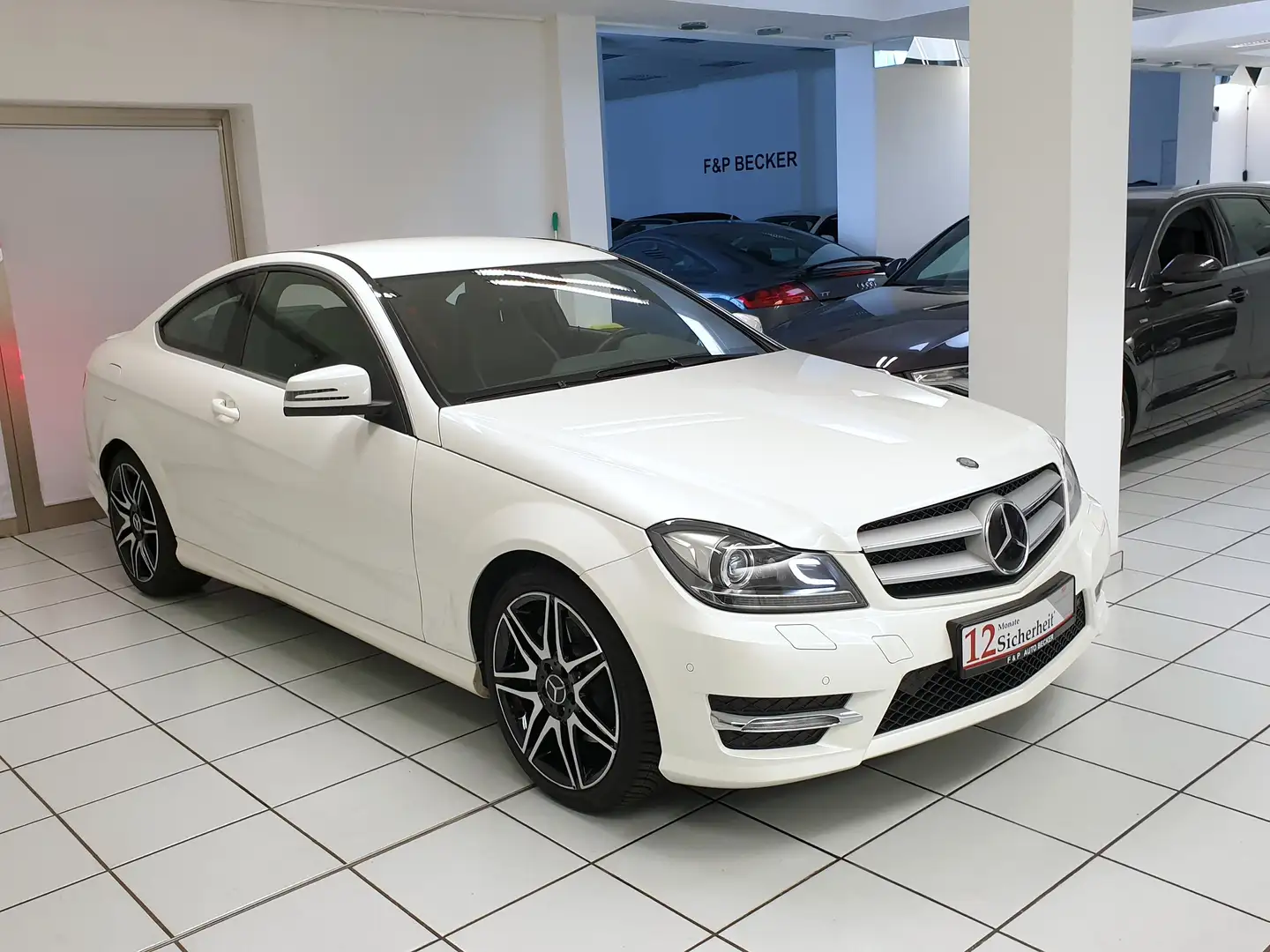 Mercedes-Benz C 350 Coupe 7G-TRONIC AMG Line Plus  1.Hand Blanc - 2