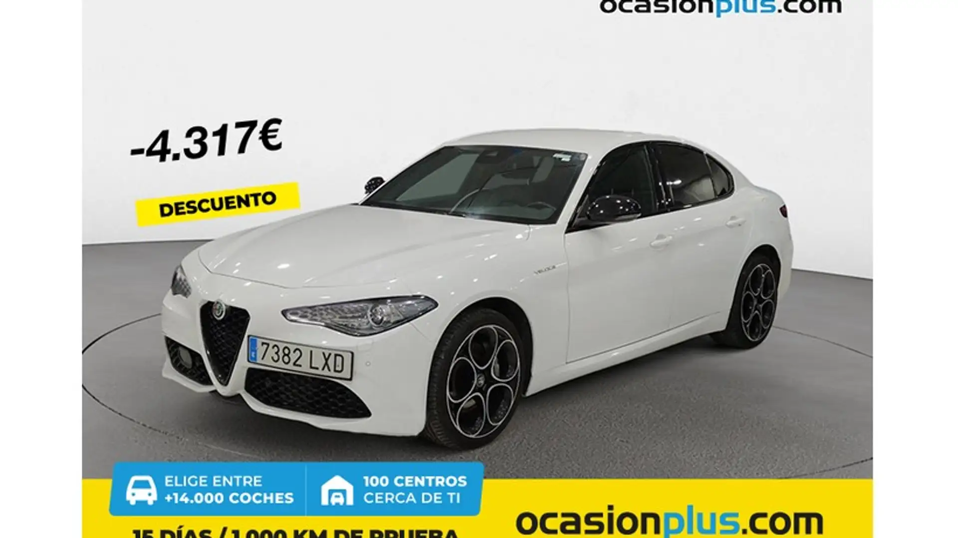 Alfa Romeo Giulia 2.0 GME Veloce Q4 ATX 280 Bianco - 1