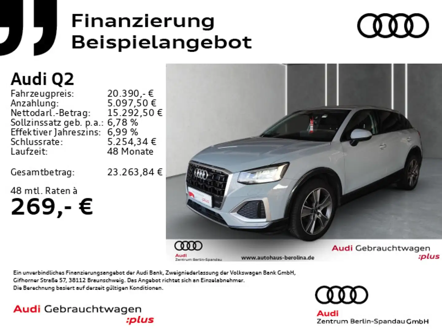 Audi Q2 35 TFSI Adv. S tronic *AHK*GRA*R-CAM*SHZ* Grau - 1