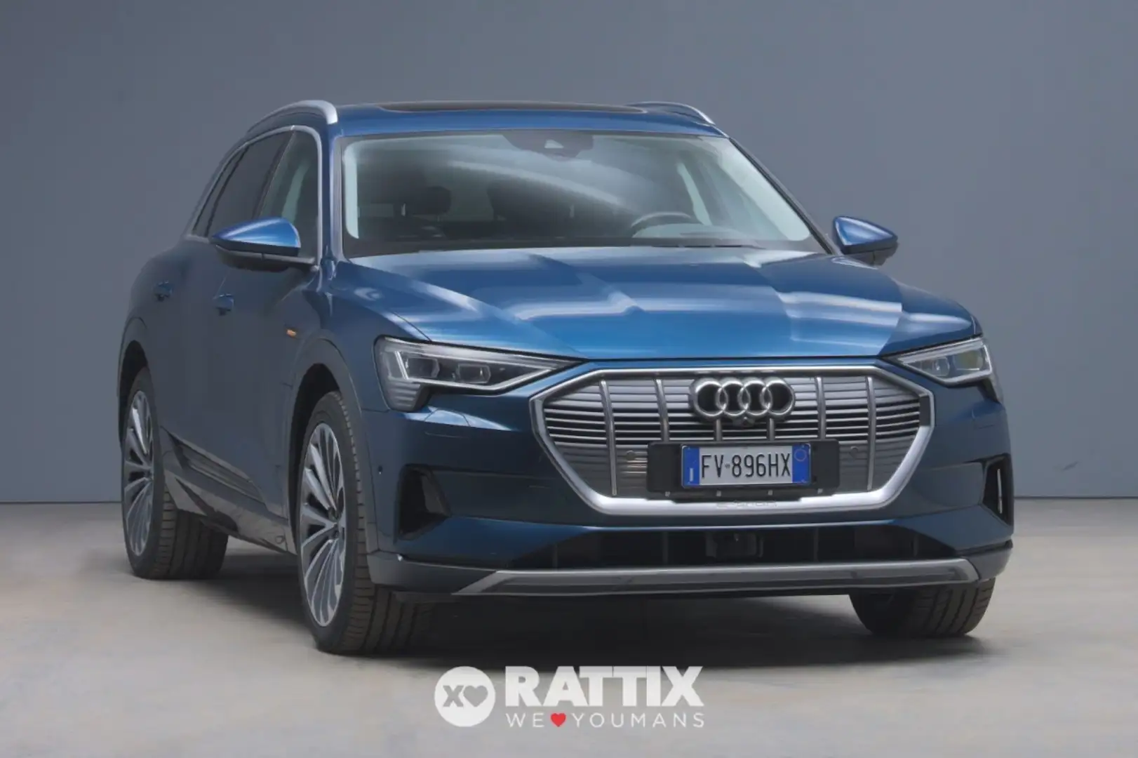 Audi e-tron motore elettrico 55 Business Quattro CVT + tetto Blu/Azzurro - 1