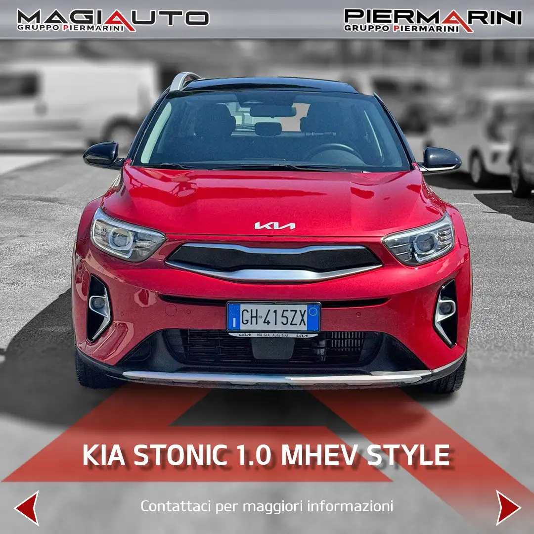 Kia Stonic 1.0 T-GDi 100 CV MHEV iMT Style Red - 2