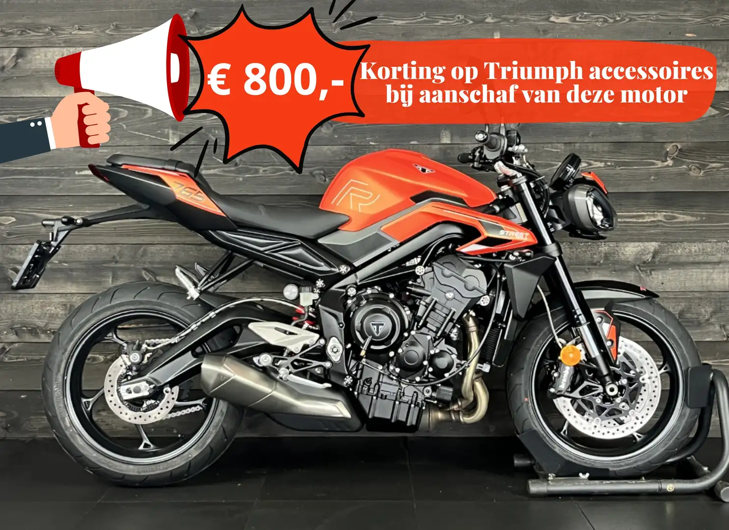 Triumph Street Triple R A2 Oranje - 1