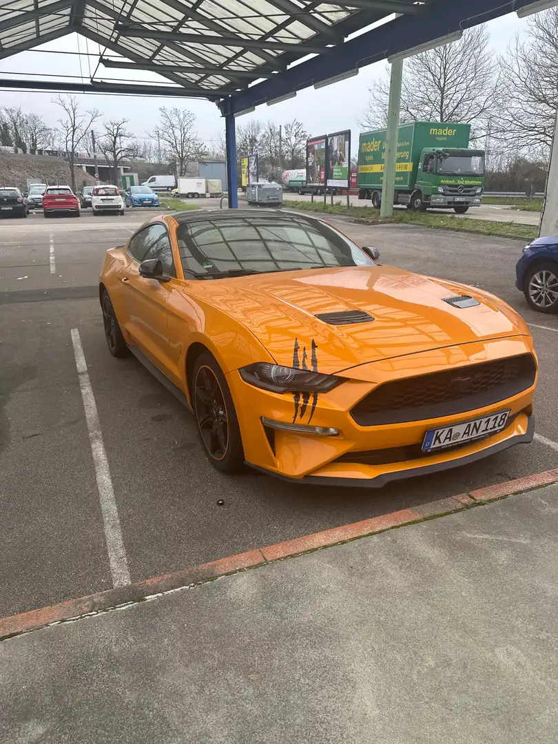 Ford Mustang 2.3 Eco Boost Aut. Pomarańczowy - 1