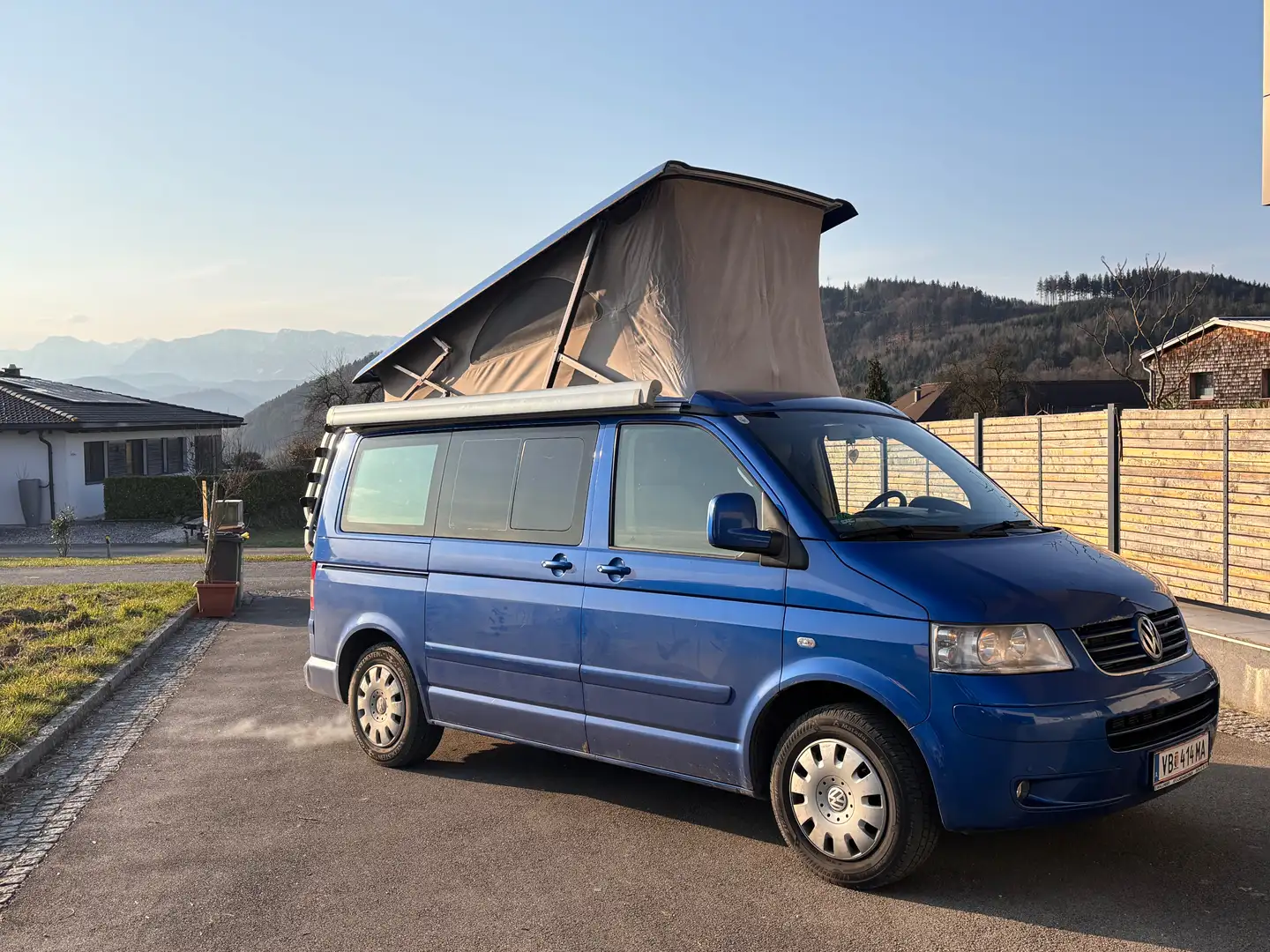 Volkswagen T5 California Seltener Californie mit Komplettausstattung Blau - 2