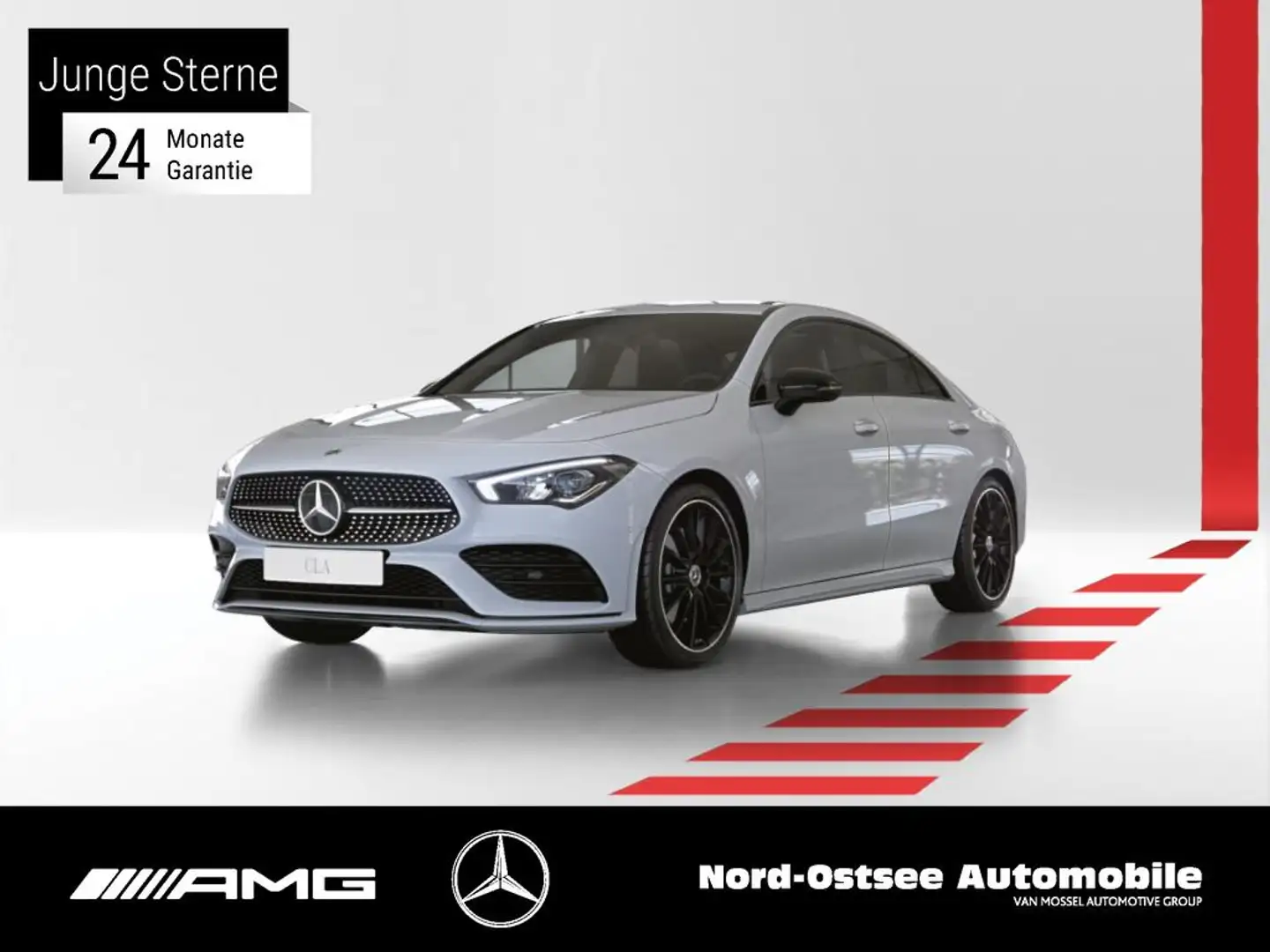 Mercedes-Benz CLA 250 e COUPÈ AMG NIGHT LED PDC TEMPO KEYLESS Weiß - 1