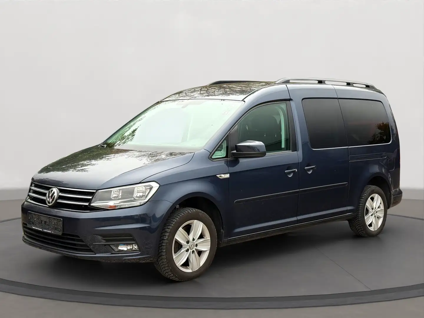 Volkswagen Caddy Maxi Comfortline BMT DSG AHK Lang Navi Sitzheiz Blau - 1
